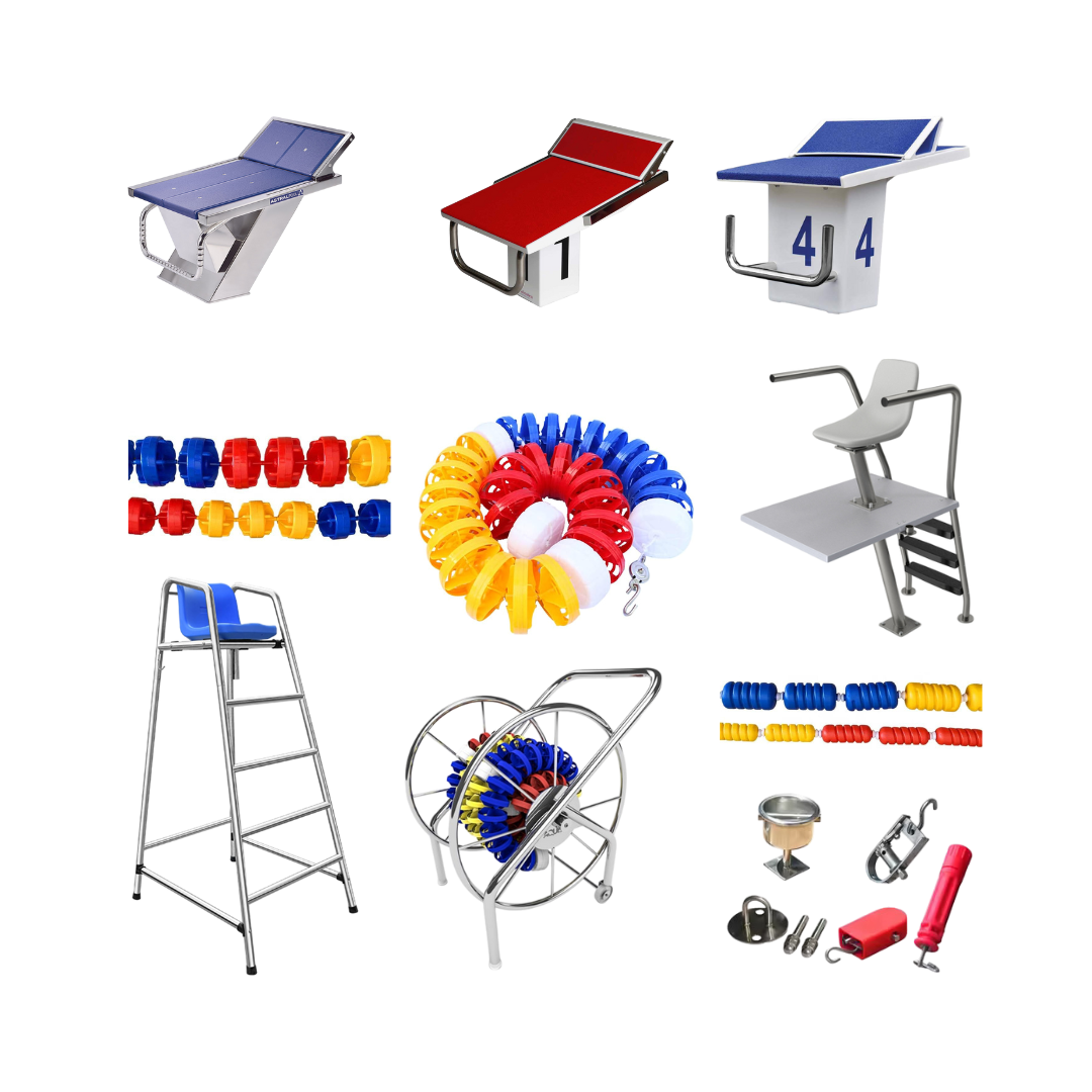 صندلی ناجی، خط شنا، سکو استارت