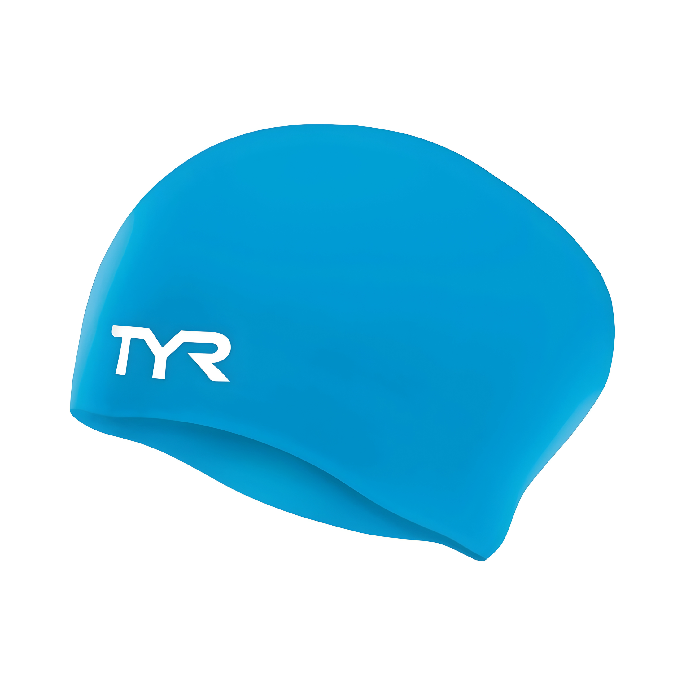 کلاه شنا سیلیکونی مخصوص موهای بلند TYR Silicon Free Size Blue