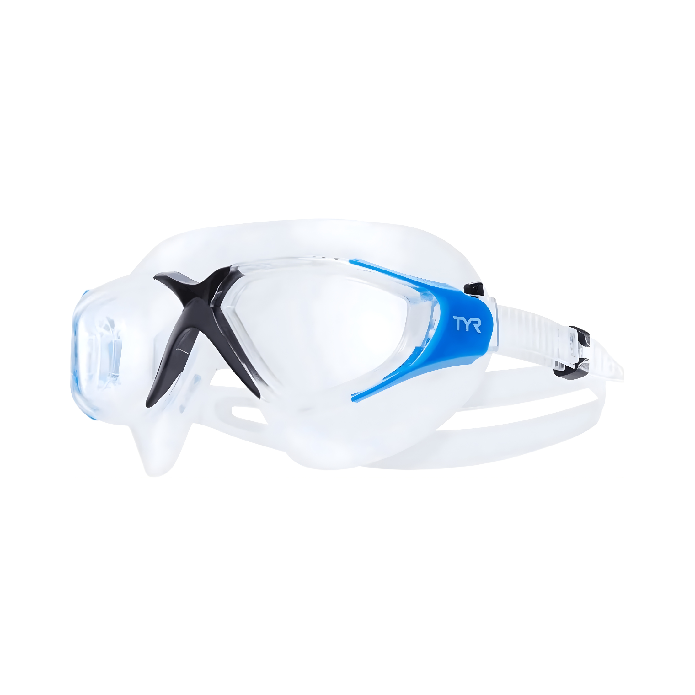 ماسک شنا بزرگسالان TYR Rogue Swim Mask Black/Blue