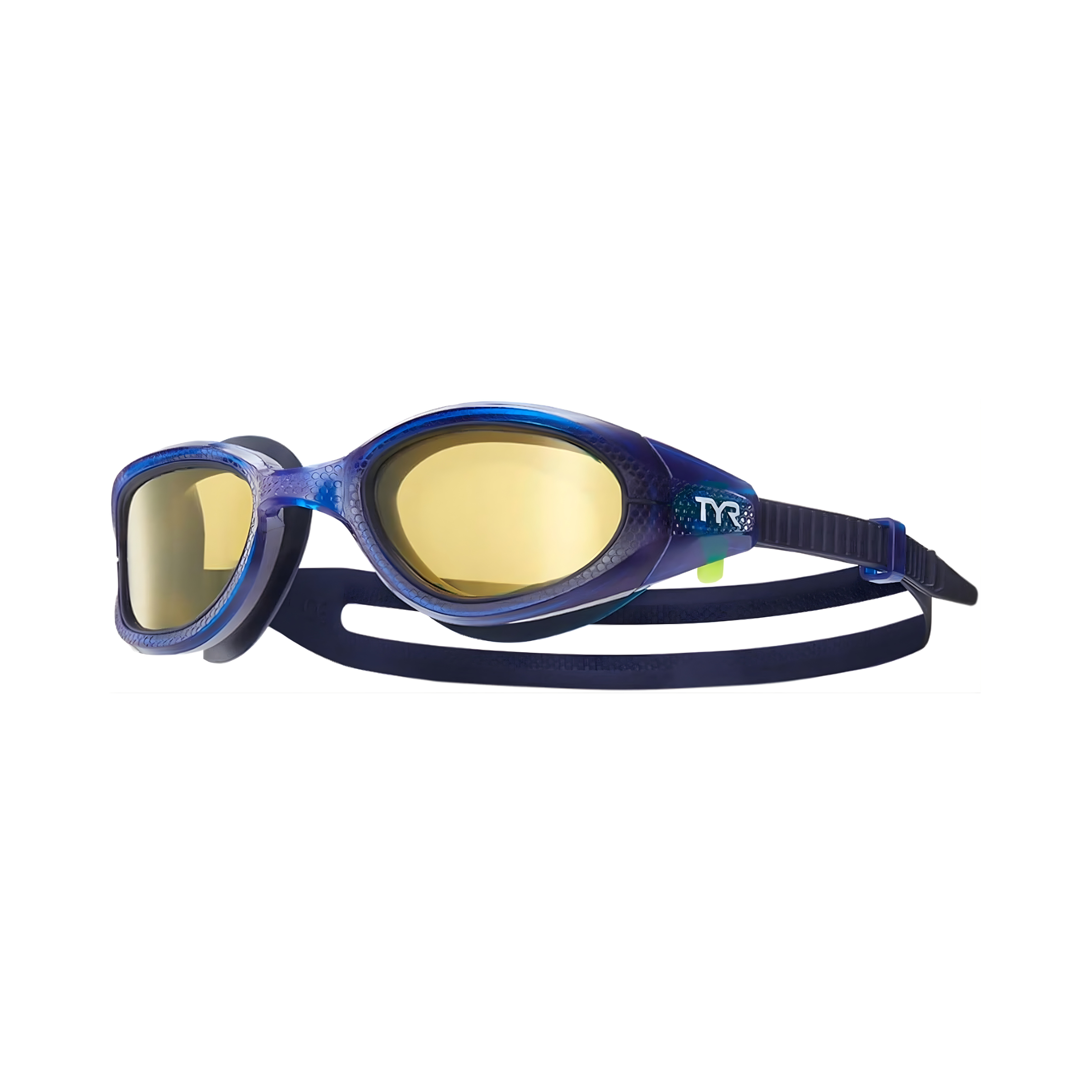 عینک شنا تمرینی پلاریزه بزرگسال TYR Special Ops 3.0 Amber/Navy