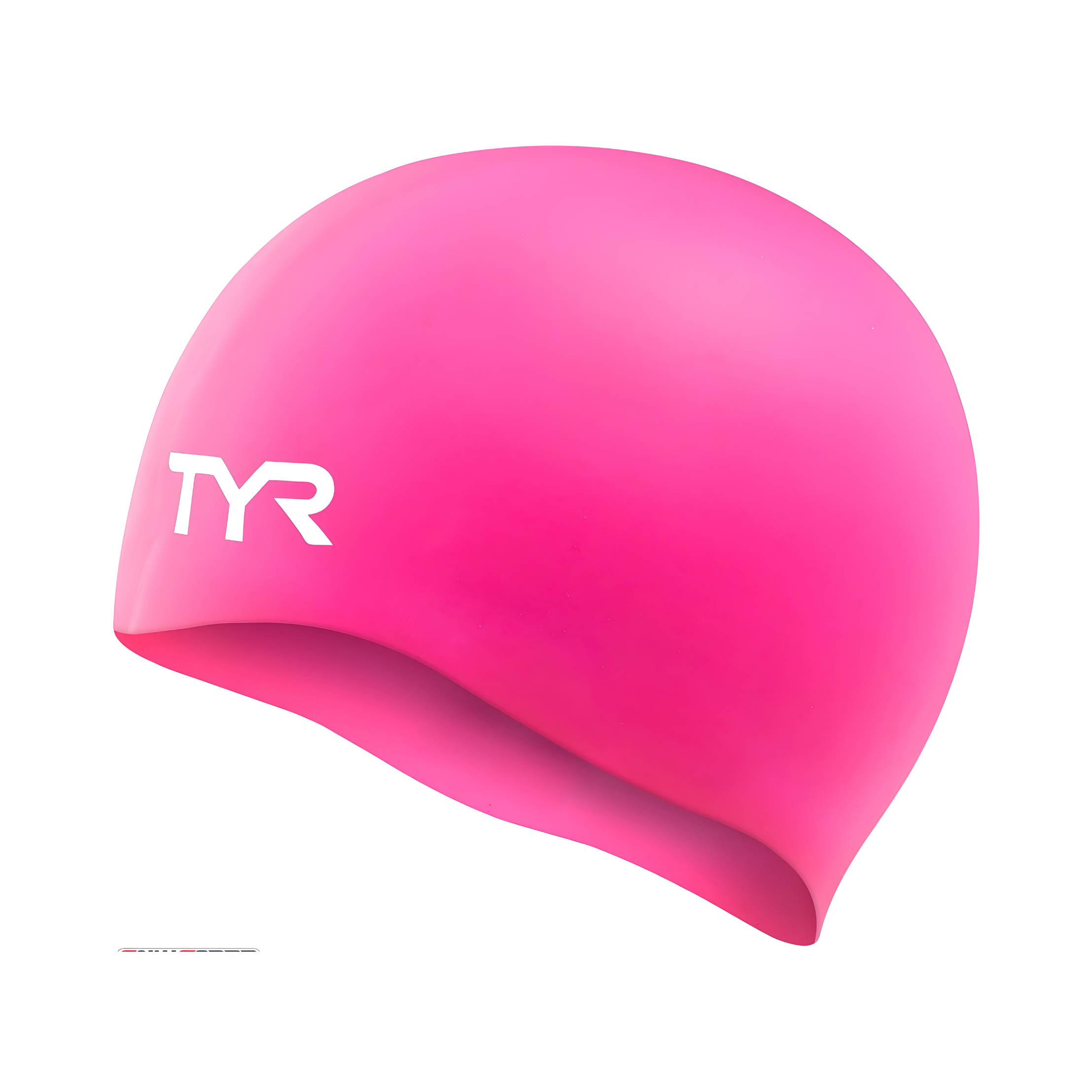 کلاه شنا سیلیکونی TYR Wrinkle Free - Free Size Pink