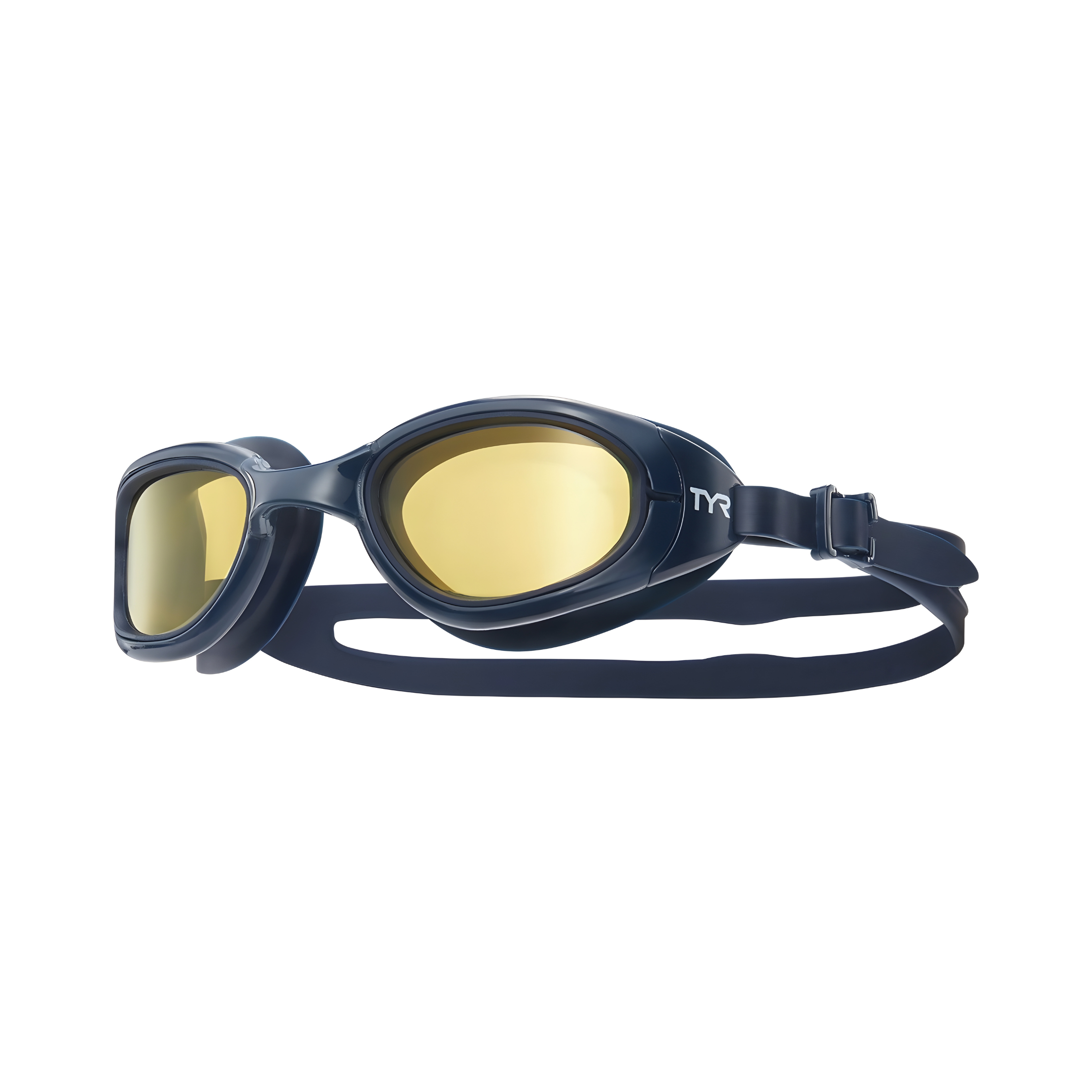عینک شنا تمرینی پلاریزه بزرگسال TYR Special Ops 2.0 Amber/Navy