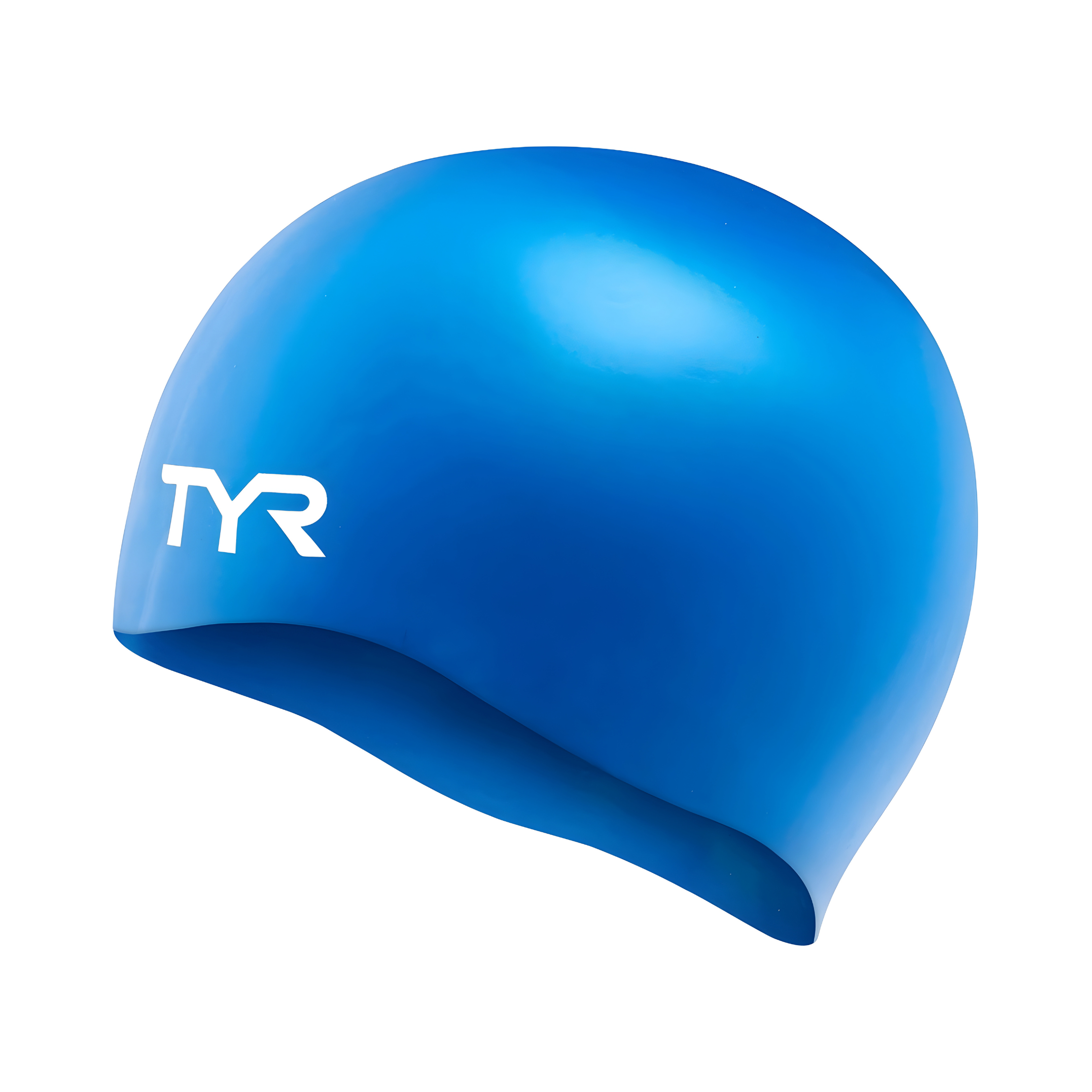 کلاه شنا سیلیکونی TYR Wrinkle Free - Free Size Blue