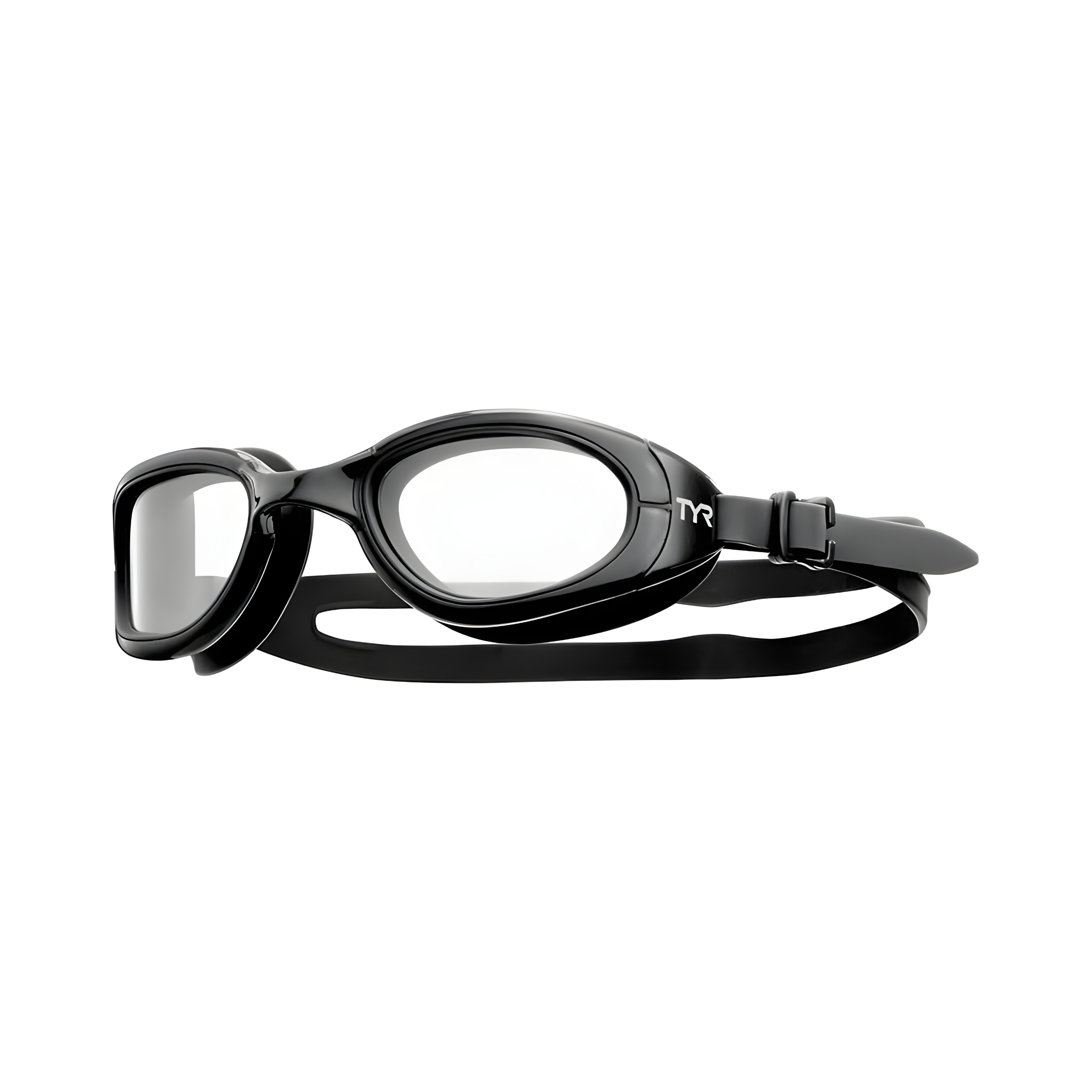 عینک شنا تمرینی بزرگسال TYR Nest Pro Blak/Clear