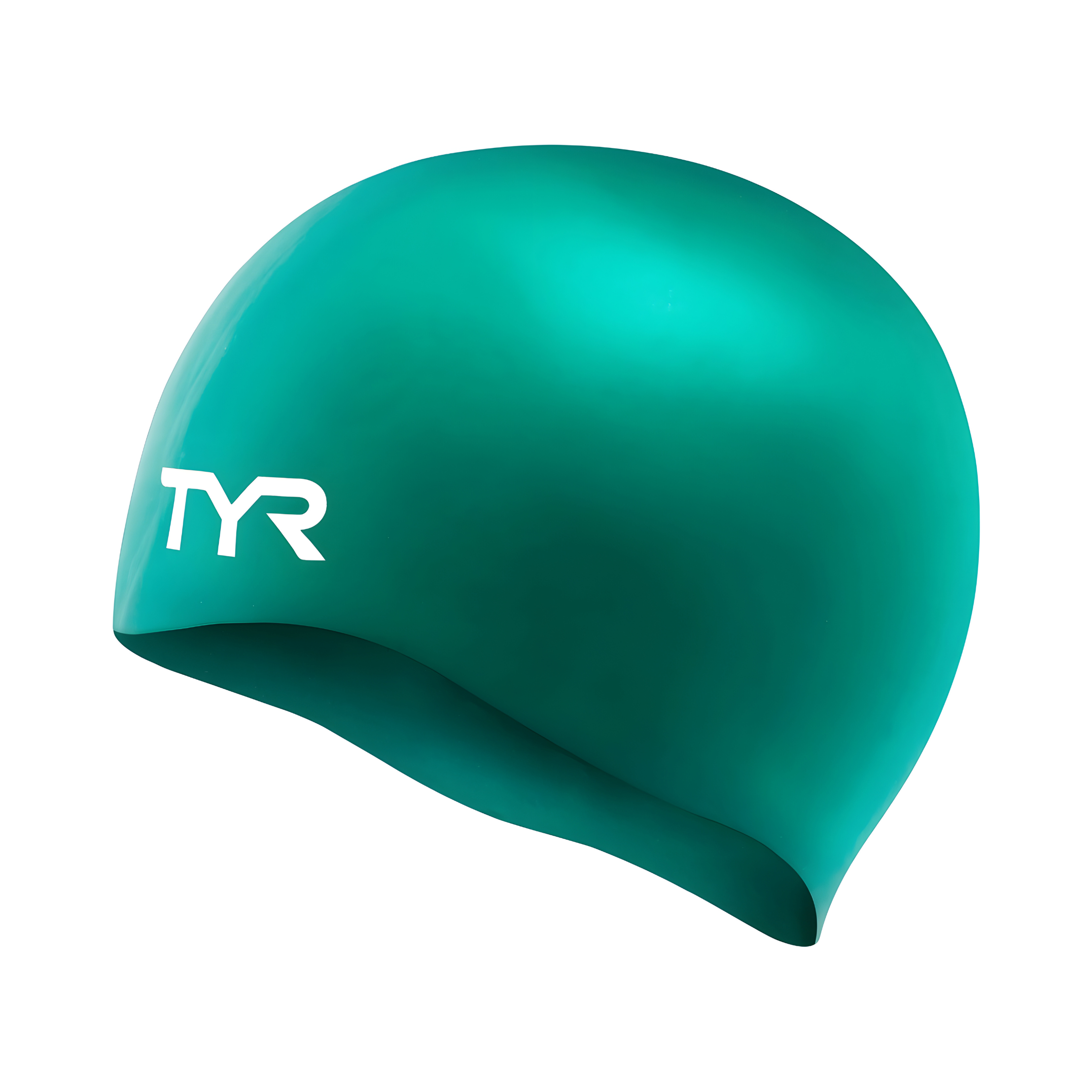 کلاه شنا سیلیکونی TYR Wrinkle Free - Free Size Green