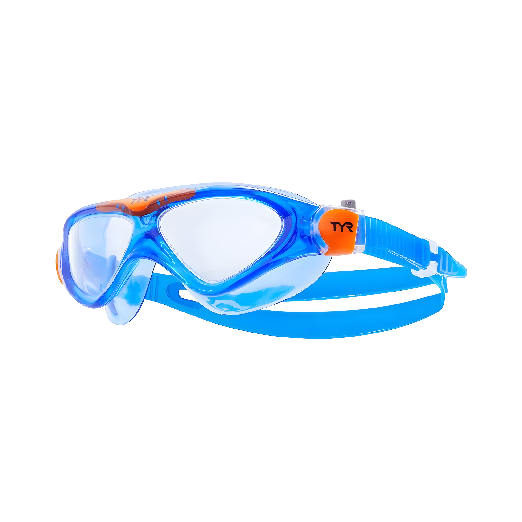 ماسک شنا نوجوانان TYR Rogue Swim Mask Youth Fit Clear/Blue