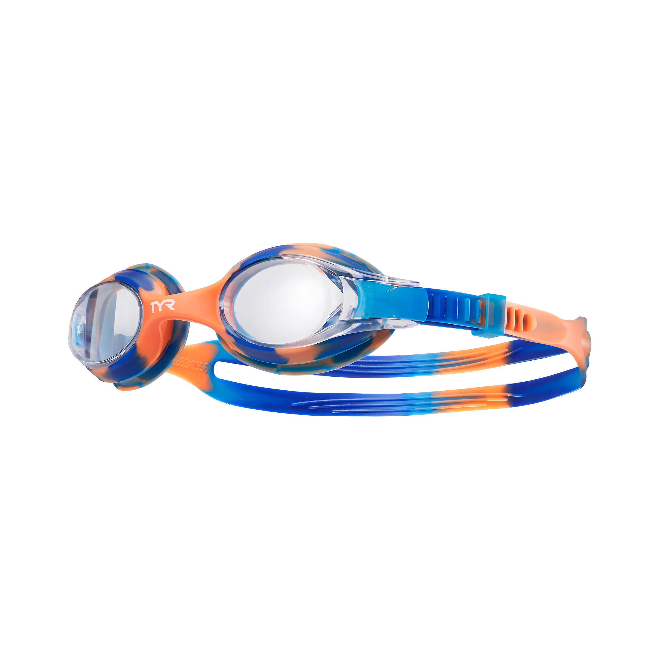 عینک شنا کودکان TYR Swimple Tie Dye Blue/Orange