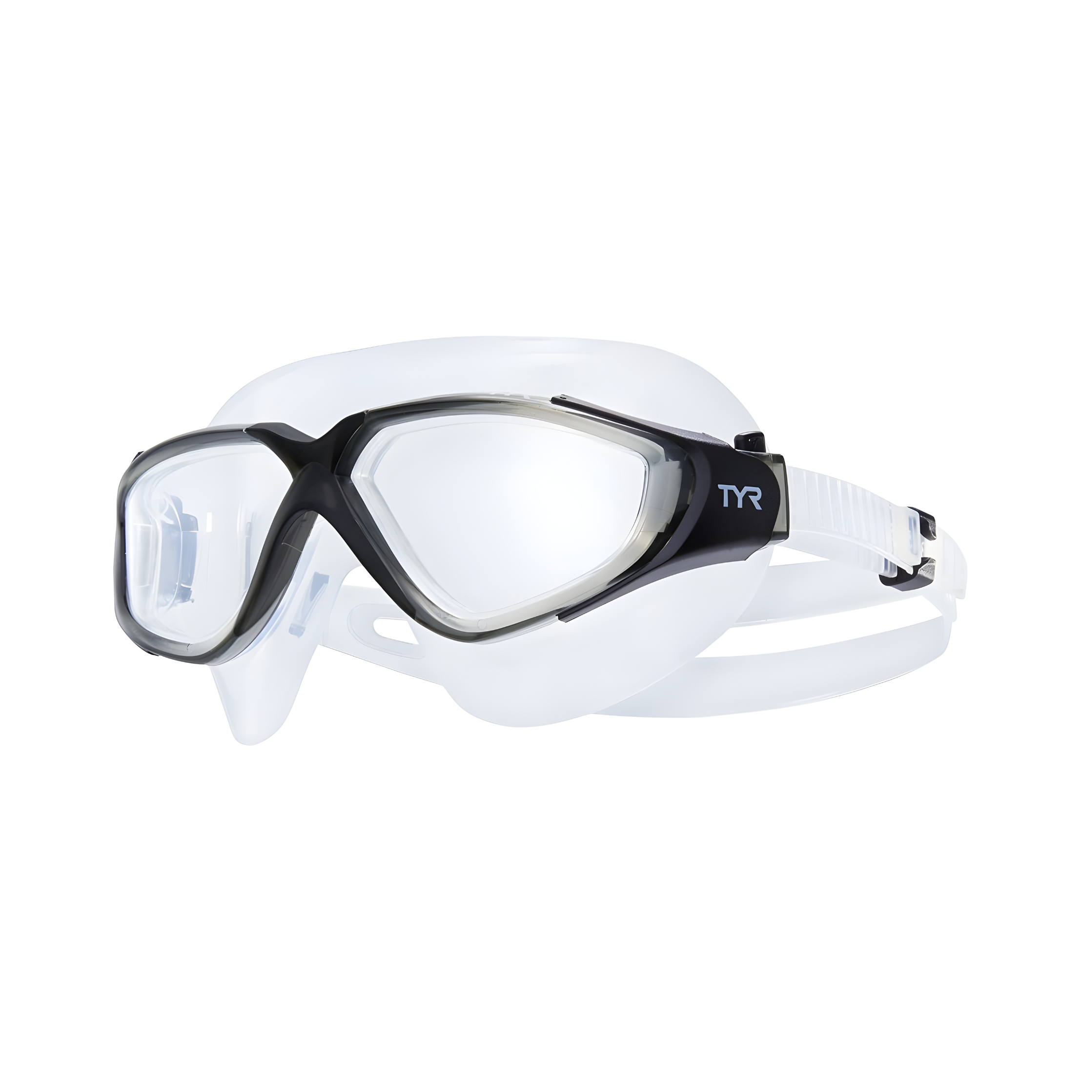 ماسک شنا بزرگسالان TYR Rogue Swim Mask Grey/Black