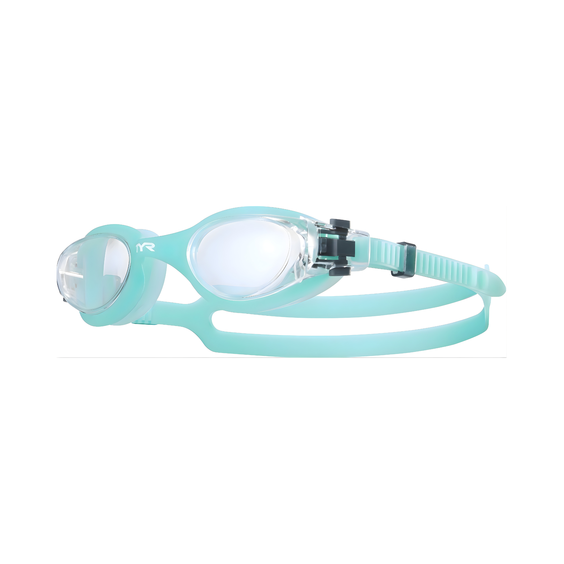 عینک شنا تمرینی بانوان بزرگسال TYR Vesi Women Clear/Mint