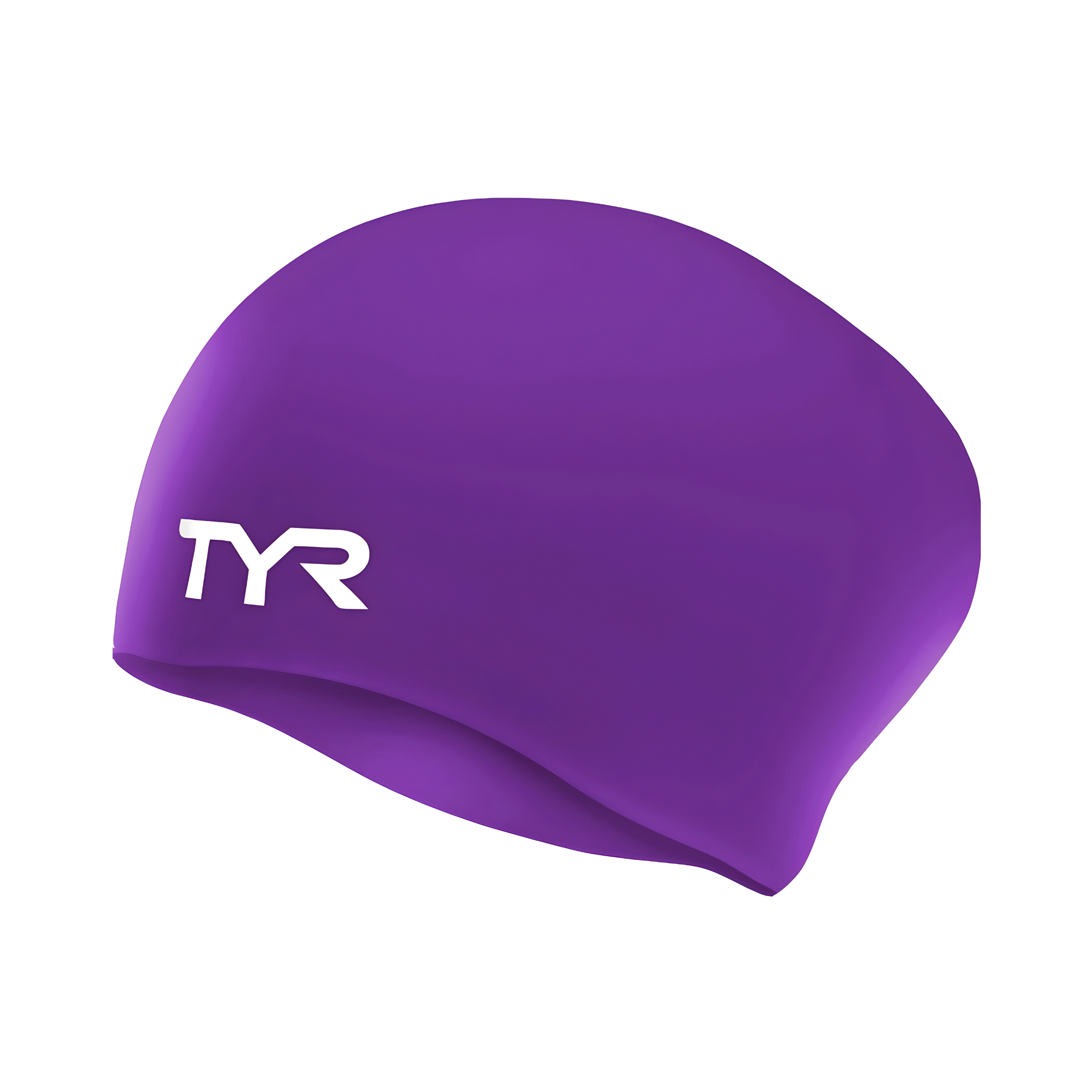 کلاه شنا سیلیکونی مخصوص موهای بلند TYR Silicon Free Size Purple