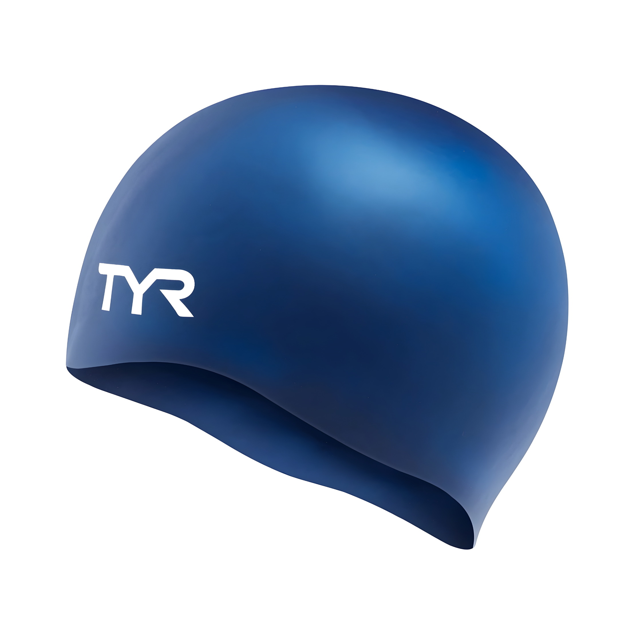 کلاه شنا سیلیکونی TYR Wrinkle Free - Free Size Navy